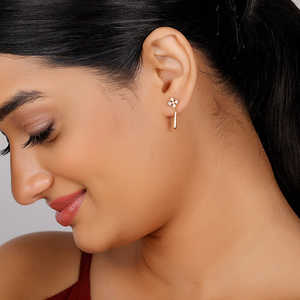 Pendientes de gota dorados con clase Accesorio de moda - Product Image 2