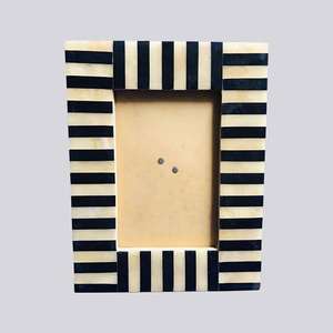 Modern Classic Bone-Inlay Wooden <b>Photo</b> <b>Frame</b> for Birthday <b>Wedding</b> & Special Occasions Stylish Wood <b>Gift</b> - Product Image 3