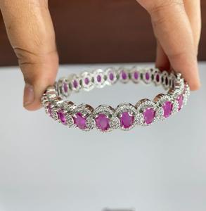 Elegante Brazalete Abrible de Plata con Acabado de Primera Calidad y Circonitas Cúbicas para Bodas y Compromisos, Colección para Fiestas, para Mujer - Product Image 2