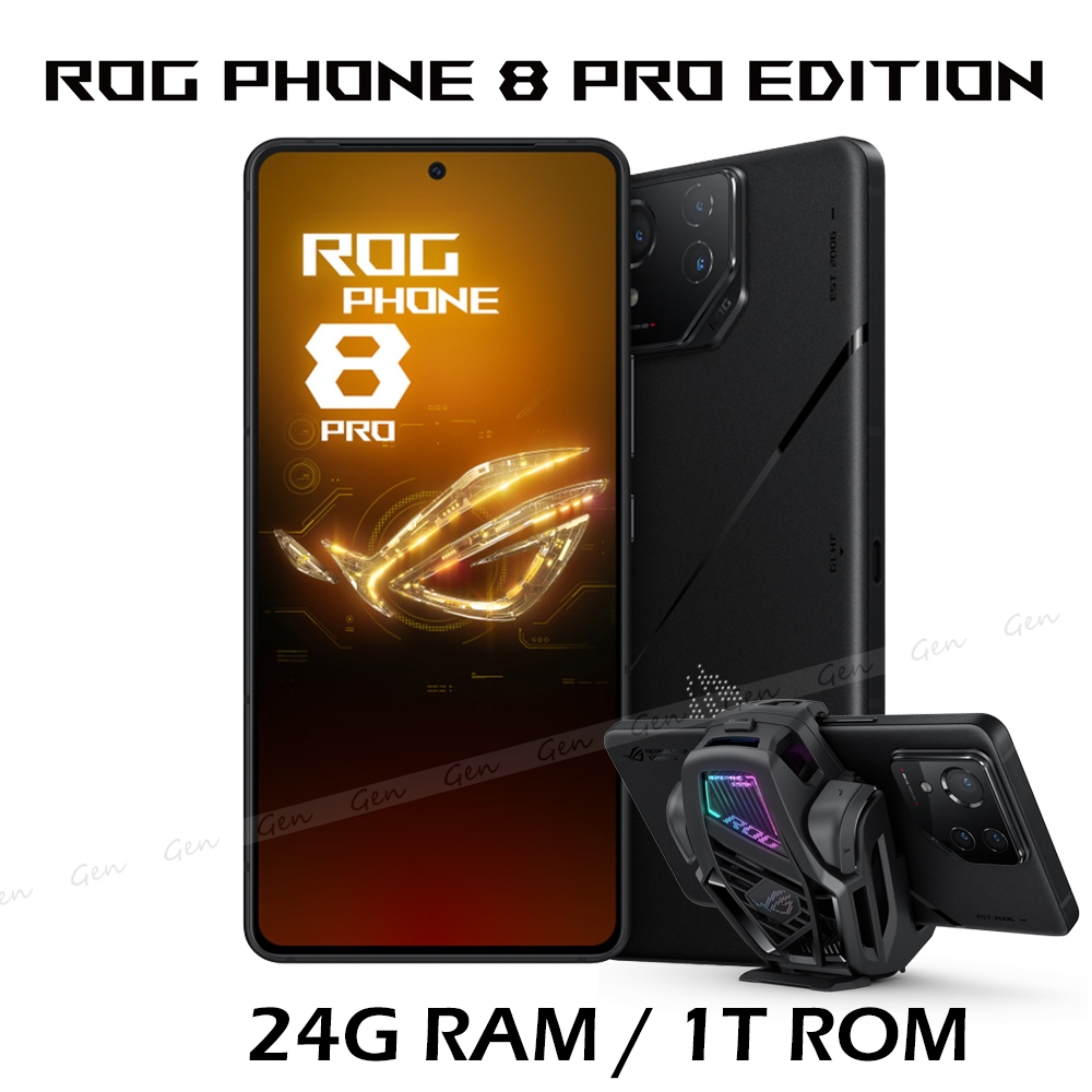 ROG Phone 8 PRO Edition　RAM 24GB/ROM 1TB Asus ROG Phone 8 Pro 24GB/1TB (Phantom Black)