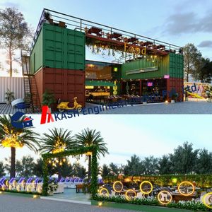 Restaurant en conteneur moderne Aire de restauration de luxe Restaurant en conteneur moderne pour affaires rapides - Product Image 6