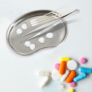 Bandeja de instrumentos de laboratorio médico Dental profesional, 3 juegos de acero inoxidable, utensilios huecos de la mejor calidad, bandeja de riñón - Product Image 6