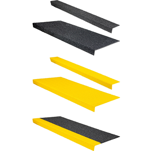 Profilo per bordi di scala Heavy Duty, Nero, 800 x 230 x 30mm (L x P x H) - TKPHD800-06 - Product Image 3