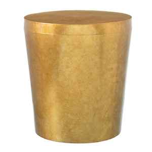 Tabouret latéral en fer au design personnalisé Design unique Tabouret d'extrémité de canapé rond fait à la main avec incrustation d'os Console pour meubles de salon - Product Image 4