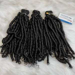 แฟลชเซล!!! ผมต่อจากเวียดนามพร้อมส่งช่อผมหยิกเป็นลอนสำหรับฤดูใบไม้ผลินึ่งทอแบบเวียดนามไม่พันกัน - Product Image 1