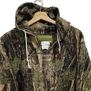 Sudadera con capucha de invierno de algodón 100% ligera informal Diseño de camuflaje de secado rápido Logotipo personalizable Patrón sólido Cuello con capucha de alta calidad - Product Image 2