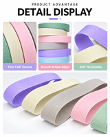 Sangle en sergé de polyester tissé de 10 mm, couleur personnalisée, durable, pour sac à bandoulière, sac travers, vêtements, accessoires de yoga et de fitness
