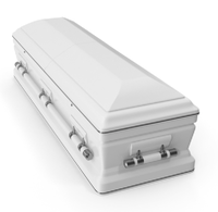 Diseño clásico de ataúd de madera/caja de ataúd de madera tallada/ataúd de madera Simple caja de ataúd de madera rústica ataúd de madera de diseñador