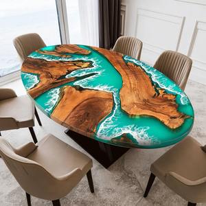 Premium Quality Artistic Resin Inlay <b>Dining</b> <b>Table</b> for Commercial <b>Dining</b> Spaces <b>and</b> Cafe Furniture At Factory Direct Price - Product Image 4