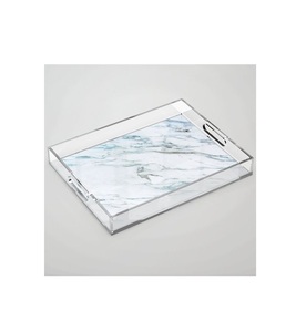 ถาดเสิร์ฟอาหารอะคริลิคดีไซน์โบราณถาดอะคริลิคสำหรับใส่อาหารงานอีเวนต์ - Product Image 4