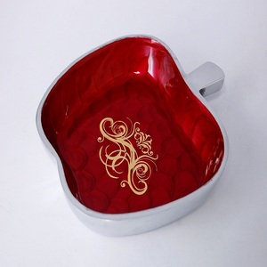 Bol à fruits moderne en aluminium écologique avec décorations émaillées colorées pour utilisation sur table, cadeau d'affaires - Razvi International - Product Image 6
