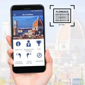 Aangepaste Authenticatiecode Voor App Met 82 Audio-Inhoud Inclusief San Marco In Florence-Gids Voor Autoverhuurbedrijf