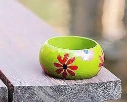 Anneaux enracinés en bois bijoux de bracelets - Product Image 6