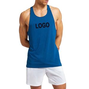 Débardeur stringer pour homme avec logo personnalisé, débardeur de musculation à séchage rapide, gilet de sport respirant sans manches, vêtements de fitness pour l'entraînement - Product Image 6