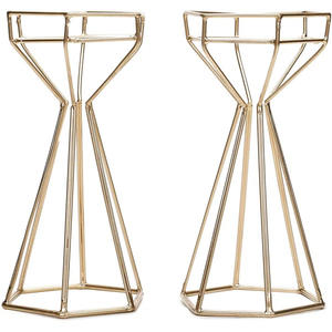 Soporte de vela de Metal de diseño antiguo más vendido, tamaño y Color personalizados para el hogar o decoraciones navideñas, soporte de Pilar - Product Image 2