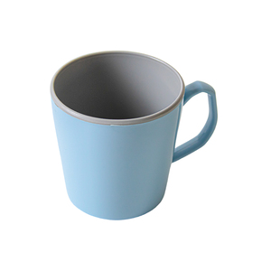 Unbreakable Impact-Resistant <b>Plastic</b> <b>Drinking</b> <b>Cup</b> Two-Tone PP Mug Ergonomic Handle Business Gifts Leak Proof Eco-Friendly Modern - Product Image 2