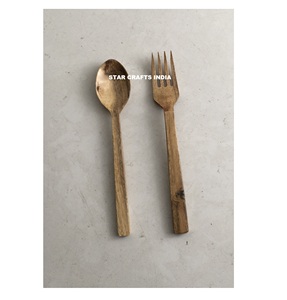 Cuchara de mano de madera de alta calidad, el mejor estilo, los más vendidos, artículos para el hogar y la cocina, juego de servidor de madera para mezclar ensaladas, el más vendido - Product Image 5