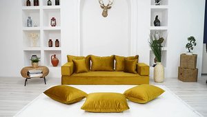 Arabic Floor Seating Arab Floor <b>Sofa</b> Arab Seating Floor | 12 pieces, 28 dances with sponge <b>cushion</b> thickness 20cm - Product Image 4