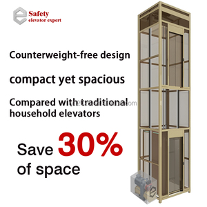 घरेलू ग्लास केबिन के लिए चीनी ब्रांड लिफ्ट आसानी से 4 लोगों की लिफ्ट - Product Image 3