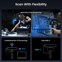 Escáner 3D Láser Azul Revopoint MetroY Pro, Sistema de Escaneo 3D Portátil de Alta Precisión para Ingeniería Inversa e Inspección