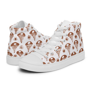 Scarpe alta moda tela donna Fisayo Terracotta - Product Image 6
