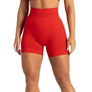 Shorts de Yoga Sólidos para Mujer, Venta al Por Mayor, Shorts de Fitness Personalizados, Alto Rendimiento, OEM, Secado Rápido - Product Image 2