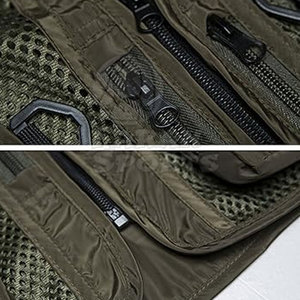 เสื้อกั๊กหนังล่าสัตว์สำหรับผู้ชายดีไซน์เป็นเอกลักษณ์ - Product Image 5