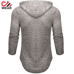 Hombres de calidad premium al por mayor Care Master 2026 logotipo personalizado para hombre negro moda manga larga pulóver en blanco Sudadera con capucha de algodón - Product Image 4