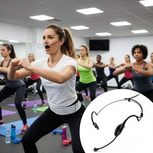 Microphone à condensateur filaire Microphone casque détachable pour jeu de scène - Product Image 6