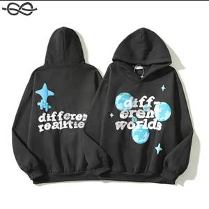 Custom Cut and Sew High Quality Oversized 500 Gsm Waffle French Terry 100% Cotton Digital Printing Boxy Fit Hoodie - Product Image 3