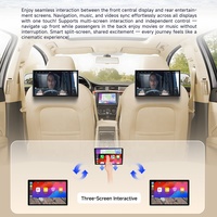 Lecteur multimédia automobile RoadNavi Qualcomm Android 13 pour Android universel, CarPlay, GPS, Navi 4G 360