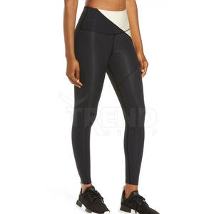 Customized Active Gym Pants XXL Solid Pattern <b>High</b> <b>Waisted</b> Nylon Spandex Workout <b>Leggings</b> Elastic Waist XS-XL Yoga <b>Leggings</b> - Product Image 4