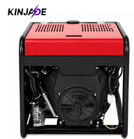 Générateur diesel portable 12,0/13,0 kW avec AVR et démarrage électrique pour chantier de construction, maison et alimentation de secours d'urgence K13000D