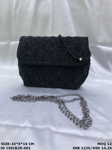 กระเป๋าคลัทช์สะพายข้างผ้าซาตินดีไซน์หรูหรากระเป๋าถือแฟชั่นสำหรับงานปาร์ตี้งานแต่งงานและงานพิเศษอเนกประสงค์และมีสไตล์ - Product Image 3