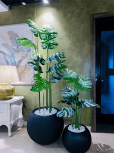 Meilleur salon petites fleurs Monstera arbre artificiel décoration intérieure extérieure pour la célébration d'anniversaire - Product Image 2
