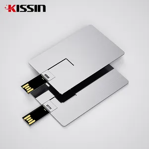 Kissin OEM/ODM Plastic Credit Card USB Stick 16GB 32GB 64GB 128GB USB Flash Drive Memory USB 3.0 Cards Pendrive