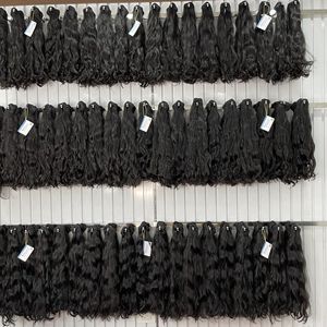 Extensions de cheveux tissés à ondulation naturelle, couleur naturelle, longue durée, 100% cheveux vierges bruts vietnamiens, prix d'usine - Product Image 3