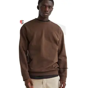 Hot Selling Any Color Crew Neck Hoge Kwaliteit Aangepaste Sweatshirt \ Sportkleding Katoenen Fleece Mannen Sweatshirt