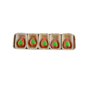 Assiettes à sushi rectangulaires en feuilles de palmier jetables élégantes, écologiques et parfaites pour les mariages et les occasions spéciales - Product Image 1