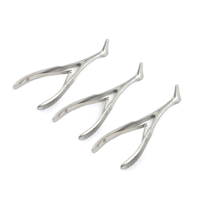 Espéculo Mathieu de Acero Inoxidable de 3 Puntas, 8 Pulgadas de Largo, para Examen, Apto para Autoclave, con Tornillos de Bloqueo y Resorte de Lámina, Instrumento Quirúrgico - Product Image 2