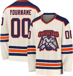 เครื่องแบบฮ็อกกี้น้ำแข็งไซส์พิเศษสำหรับผู้ใหญ่เครื่องแบบฮ็อกกี้น้ำแข็งออกแบบโลโก้ของคุณเอง - Product Image 1