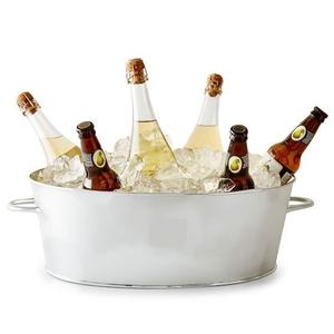 Baignoire à vin de couleur blanche en métal de haute qualité Baignoire à boissons de conception admirable pour la maison Vaisselle décorative Seau à vin - Product Image 1