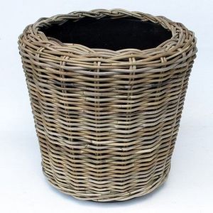 Hand Woven Rattan Large Laundry Basket Sea Grass Basket <b>Pots</b> Basket <b>Seagrass</b> Flower <b>Pot</b> with Handle Hand Woven Indoor - Product Image 1