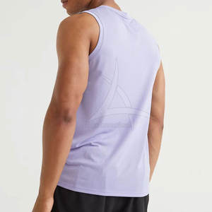 Débardeur de sport sans manches en coton 100% respirant à séchage rapide pour hommes, vente en gros à bas prix - Product Image 4