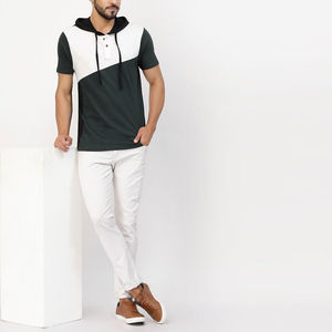 100% Camisetas con capucha de color y tamaño personalizados de alta calidad para hombres 2024 Camisetas con capucha de último diseño para hombres Tarifa al por mayor OEM - Product Image 1