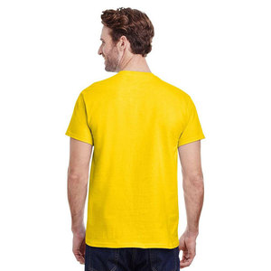 Camiseta lisa de algodón 100% para hombre, camisetas cortas con serigrafía personalizada de alta calidad en blanco - Product Image 4