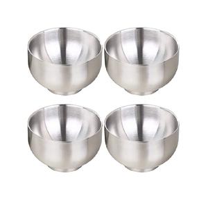 Ensemble de bols empilables en acier inoxydable, polyvalents, profonds, ronds, multi-usages, pour la préparation, le service, le mélange, la cuisson et le stockage dans la cuisine - Product Image 1