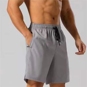 Fournisseur direct d'usine fabricant hommes Shorts qualité haute 100% coton court avec poches solide élastique Shorts de course hommes - Product Image 1