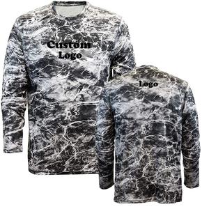 2025 conception personnalisée hommes UV pêche Jersey chemise à manches longues Polyester imperméable Sublimation impression UPF 50 taille adulte - Product Image 5