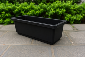 TMTC-05 Plastic <b>Trough</b> <b>Planter</b> | Modular Rectangular Urban Garden Container - Product Image 4